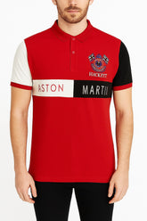Men’s Red Aston Polo Tee